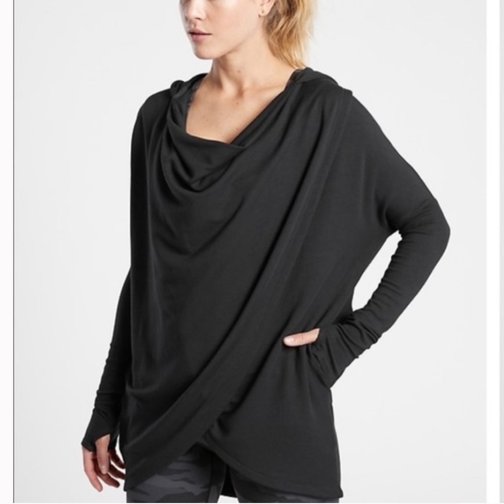 Athleta Purana Wrap Sweatshirt